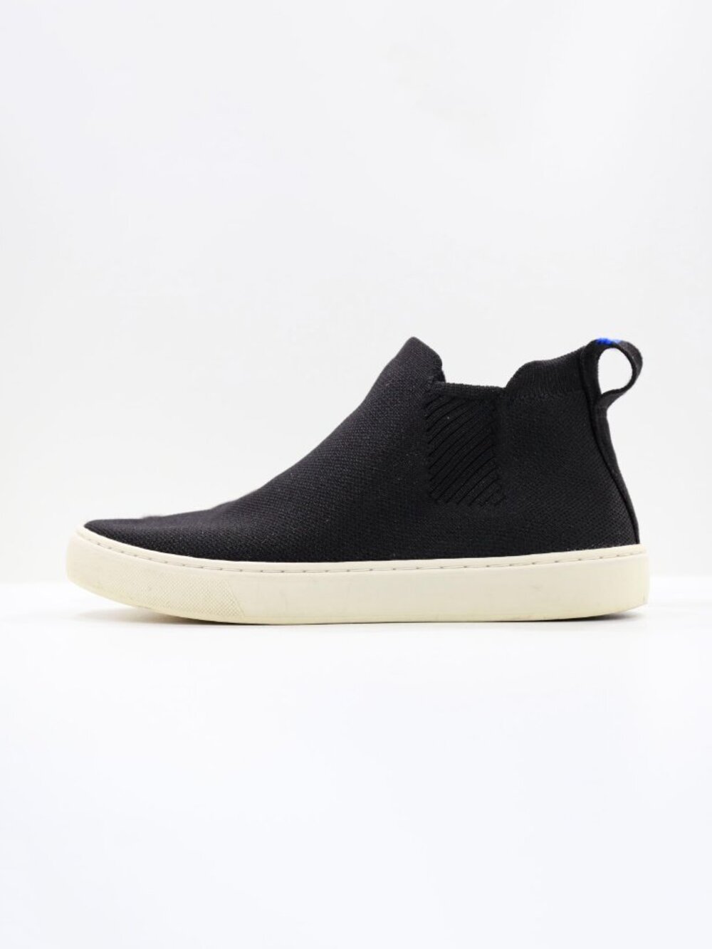 Rothy's The Chelsea Black Knit Flat Pull On Boots - 8.5. Made in China